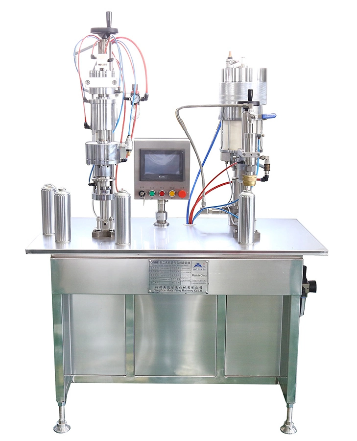 Semi Auto Aerosol Filling Crimping Machine/ Sunscreen Spray Filling Machine