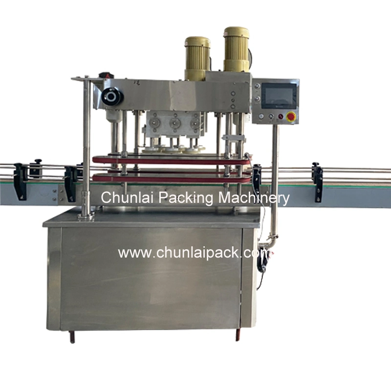 Kitchen Cleaning Tissue Packaging Baby Wipes Medical Towel Can Packing Wet Towelette Canister Labeling Cap Disinfectant Fill Rotary Type Filling Sealing Machine