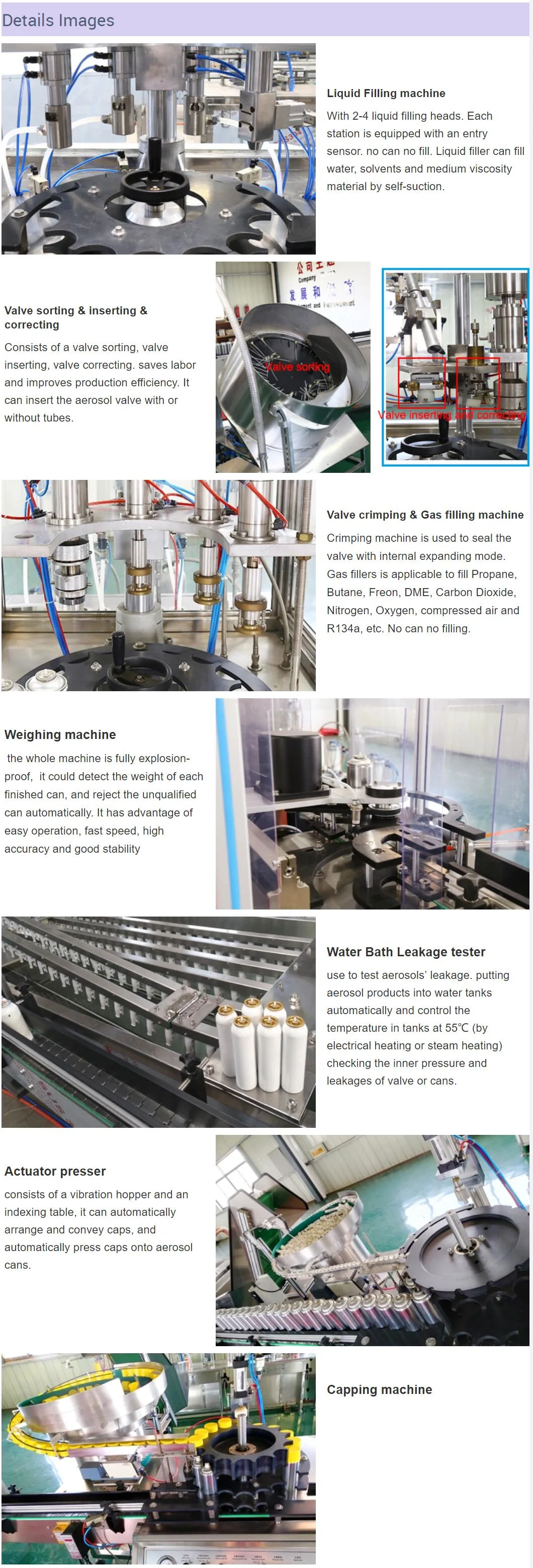 Factory Sale Aerosol Disinfectant Spray / 75% Alcohol Spray Can Filling Machine Line